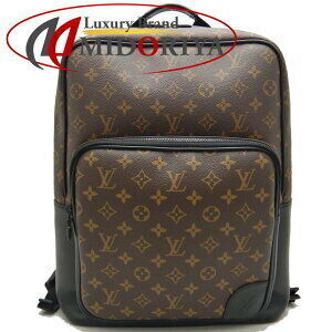 Louis Vuitton Monogram Macassar Brown Dean Backpack Brown Noir Black